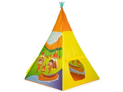160133 1 detsky indiansky tipi iplay s podlahou 100 100 135 cm