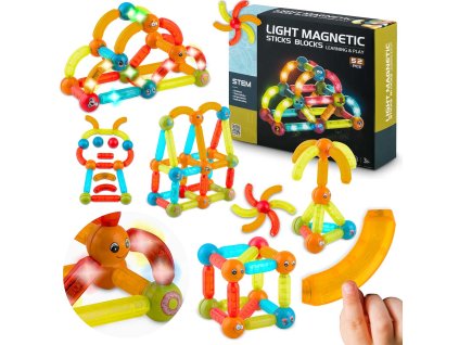 Magnetické kostky s osvětlením RK-767 Ricokids