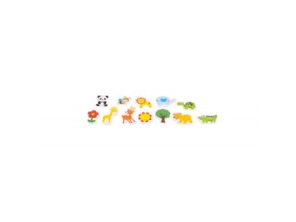 Set de 12 magneti din lemn Animale 01[1]