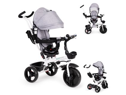 162923 1 detsky otocny trojkolovy bicykel ecotoys 360 so strieskou