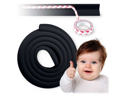 Ricokids bezpečnostní pěnová páska 798701 černá 2 m