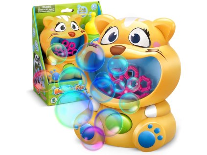 Ricokids žlutá kočka stroj na bubliny RK-900