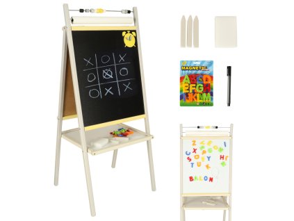 Tablica kredowa magnetyczna liczydlo papier 45 x 40 x 100 cm 156606