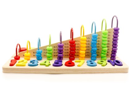 Vzdělávací hračka abakus číselné bloky ECOTOYS