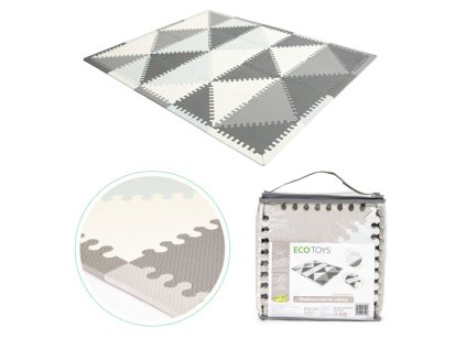Vzdělávací pěnová podložka/puzzle EVA 20el 127x157cm ECOTOYS