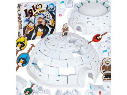 Gra zrecznosciowa zbuduj igloo pingwiny 177295