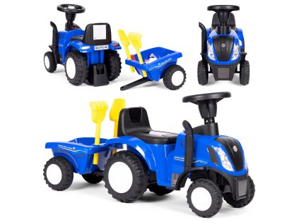 169815 detsky traktor new holland s privesom a zvukmi