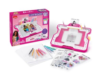 Barbie osvětlená kreativní tabule