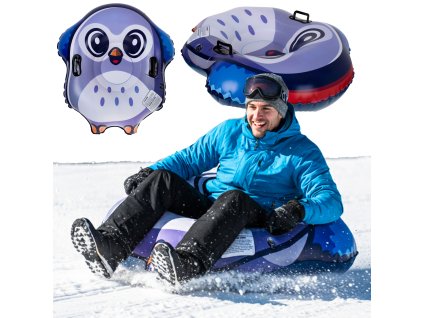 Slizgacz sanki dmuchane na snieg opona pingwin 95cm x 103cm x 26cm 180322