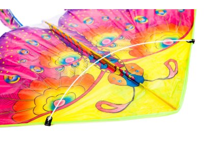 Latawiec duzy 90cm motyl fioletowy 138771