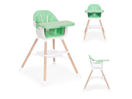 174602 detske jedalenske kresielko 2v1 ecotoys zelene