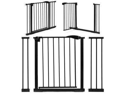 175109 bezpecnostna branka 74 105 cm cierna montaz bez vrtania