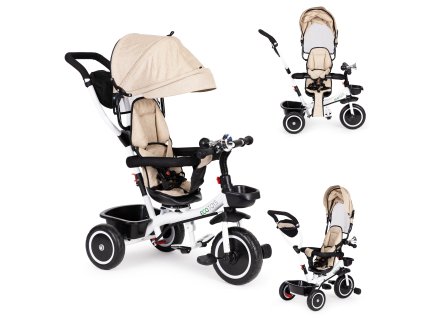 166022 9 detsky trojkolovy kocik ecotoys 360 bezovy