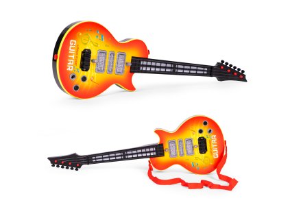 164630 7 detska rockova gitara s led 8 melodii a senzorom