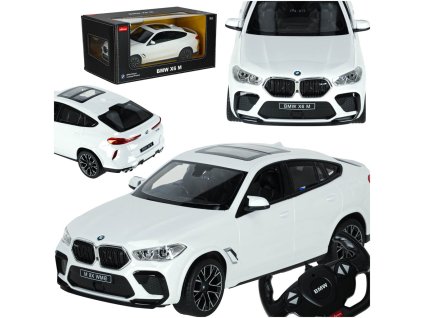 Samochod zdalnie sterowany Rastar 99200 BMW X6 M 1 14 bialy 163081
