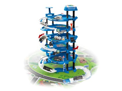 173546 xxl garaz policajna stanica 5 poschodi 82 dielov