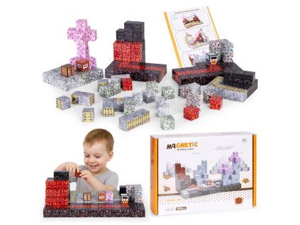 182396 magneticke stavebne kocky 160 dielov pre deti 3