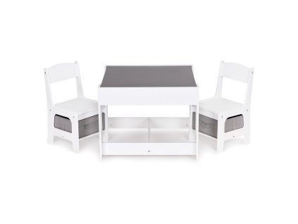 182537 detsky dreveny set ecotoys stolik s otocnym vrchom 2 stolicky