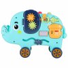 Slonik tablica manipulacyjna montessori wbijak sorter klocki mlotek 26cm 181218