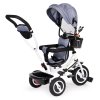 166046 4 ecotoys trojkolka s otocnym sedadlom a strieskou siva