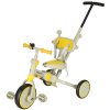 Rowerek trojkolowy TRIKE FIX V4 zolto szary z daszkiem 150429