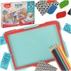 Tablica kreatywna dla dzieci odrysowywanie teksturowanie Maped 164430