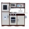 171657 1 velka drevena detska kuchynka ecotoys s chladnickou