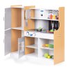 172941 3 detska drevena kuchynka ecotoys s led zvukom a tabulou