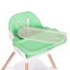 174602 3 detske jedalenske kresielko 2v1 ecotoys zelene