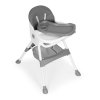 174590 1 kos na detsku stolicku s podnosom a 5 bodovym bezpecnostnym pasom sivy ecotoys