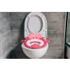 174620 4 ruzove detske wc sedatko ecotoys s poduskou a uchytmi