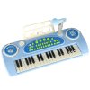 Keyboard dla dzieci pianinko interaktywne organki 37 klawiszy mikrofon statyw niebieskie 173059