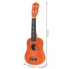 157346 10 detske drevene ukulele ecotoys 4 nylonove struny