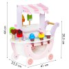 158783 5 dreveny zmrzlinovy vozik pre deti 12 dielov ecotoys