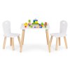 182309 7 detsky set stolik 2 stolicky ecotoys biely