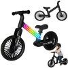Rowerek biegowy Trike Fix Glow LED czarny 181642