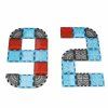Klocki magnetyczne konstrukcyjne 3D miasto samochody 91 elementow 188507