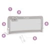 168266 5 bezpecnostne zabradlie na postel 150 x 66 x 35 cm nukido sive