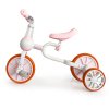 156101 13 ecotoys odrazaci bicykel 4v1 ruzovo biely s pedalmi a kolieskami