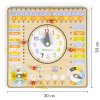 158399 5 drevena edukativna tabulka ecotoys kalendar a hodiny