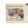 LULILO Domek dla lalek drewniany apartament Ikonka boho 93775(1)