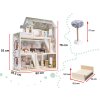 LULILO Domek dla lalek drewniany FLORO boho LED 95219(2)