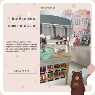 🛒 Hra na obchod patrí medzi najobľúbenejšie detské aktivity! Drevený supermarket LULILO Melo s pokladňou premení detskú...
