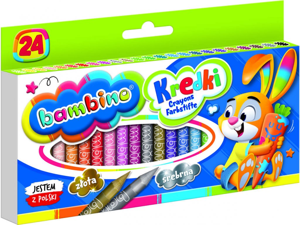 BAMBINO Graphion Crayons 24 farieb