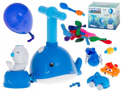 Aerodynamický odpaľovač balónov s delfínmi