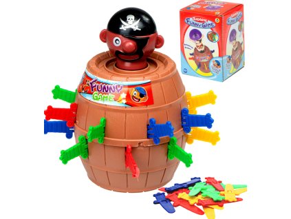 Gra zrecznosciowa Szalony Pirat w beczce Ukuj pirata 9 x 9 x 12 5 cm 89551(2)