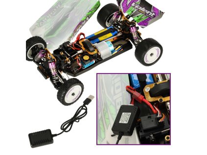 Auto na diaľkové ovládanie RC WLToys 104002 1:10 4WD 2.4Ghz