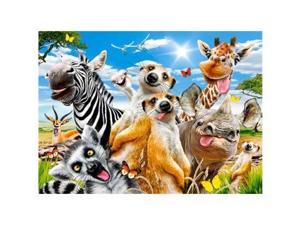 CASTORLAND Puzzle 260el. African Selfiey - Africká zvířata