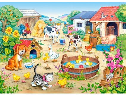 CASTORLAND Puzzle 60el. Farma