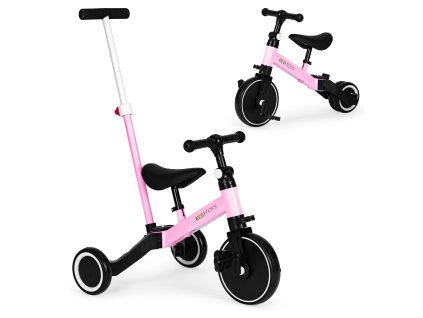ECOTOYS 2v1 trojkolka odrážadlo s odnímateľnou rúčkou
